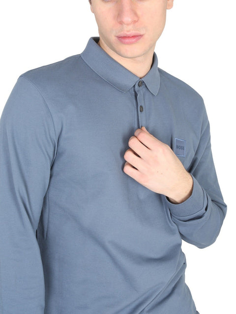 POLO WITH LOGO PATCH