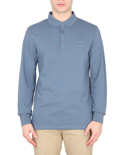 POLO WITH LOGO PATCH