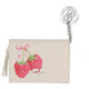 PORTACARTE CON STAMPA "RASPBERRY"