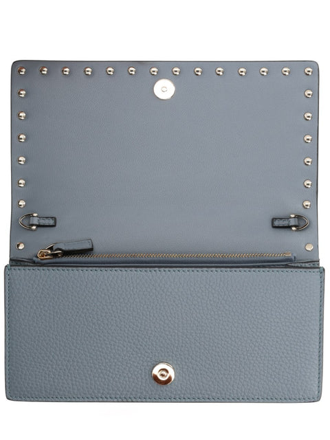PORTAFOGLIO "ROCKSTUD" CON CATENA