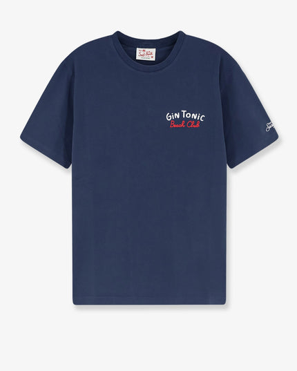 Portland cotton T-shirt with front embroidery