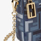 Pouch Baguette FF jacquard fabric shoulder bag