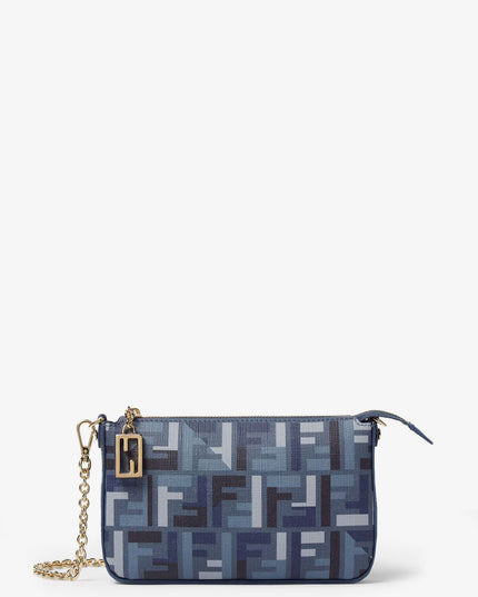 Pouch Baguette FF jacquard fabric shoulder bag