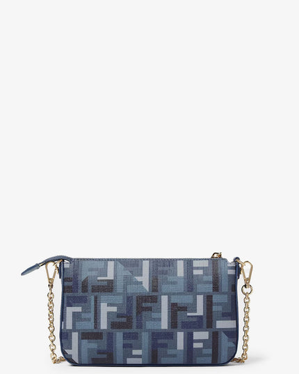 Pouch Baguette FF jacquard fabric shoulder bag