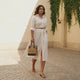 BALLY Mini Tote Bag Bar Keep On beige