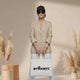 Damen-Blazer Beige Nadelstreifen NOLITA - BYMANYC ® New York