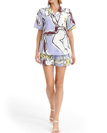 PRINTED SHORTS