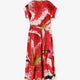 Printed silk chemisier/dress