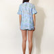 Printed silk shirt