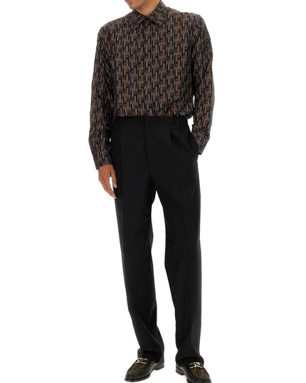 PRINTED SILK SHIRT