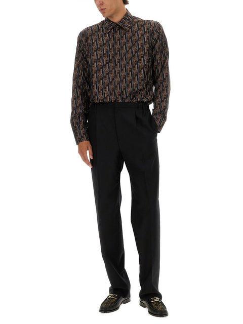 PRINTED SILK SHIRT
