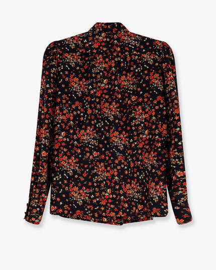 Printed silk shirt