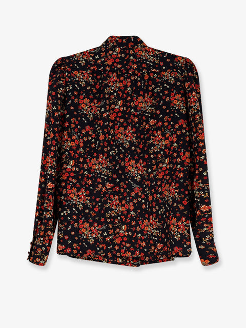 Printed silk shirt