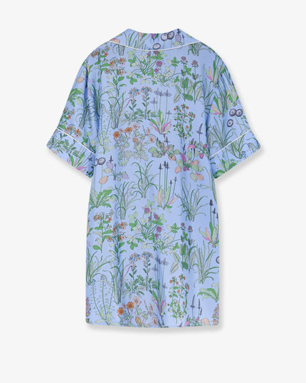 Printed silk shirt