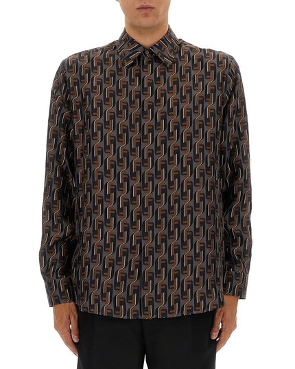 PRINTED SILK SHIRT