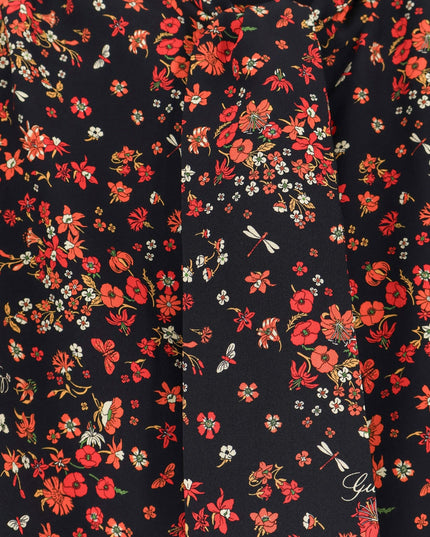 Printed silk shirt