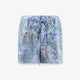 Printed silk shorts