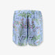 Printed silk shorts