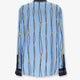 Printed silk twill shirt