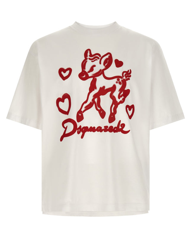 👕 Dsquared2 – Printed T-Shirt | Red