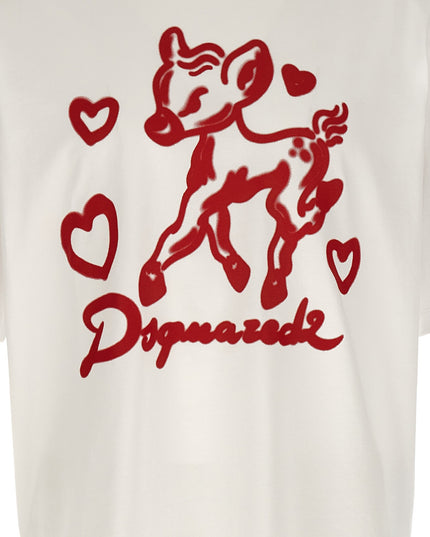 👕 Dsquared2 – Printed T-Shirt | Red