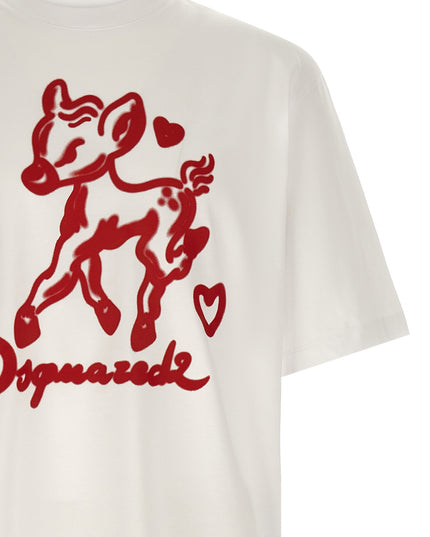 👕 Dsquared2 – Printed T-Shirt | Red