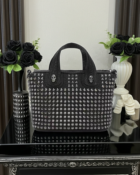3D Crystal Skull Bag Nietentasche