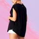 Vintage Lips Oversize T-Shirt IBIZA Style - ModeEcho