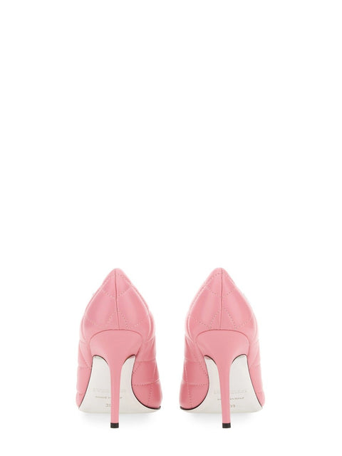 QUILTED LEATHER PUMPS