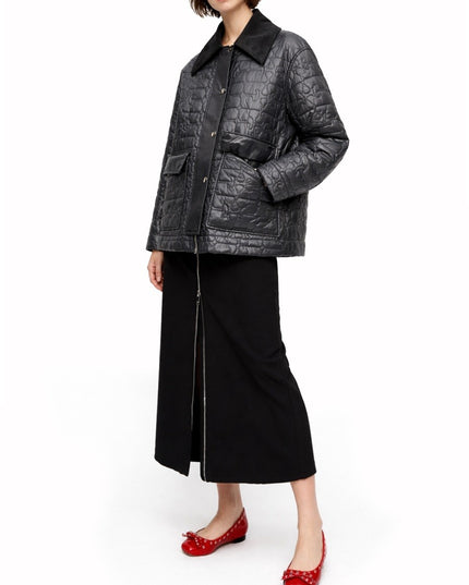 QUILTED MIDI JACKET