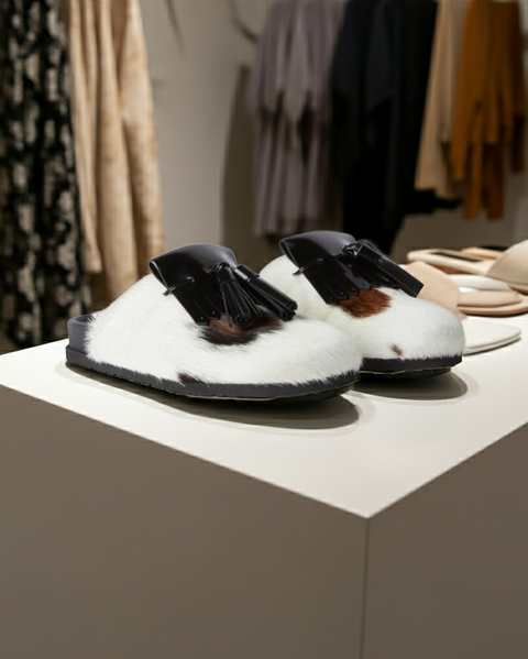 MSGN MULES/SLIPPERS - BROWN