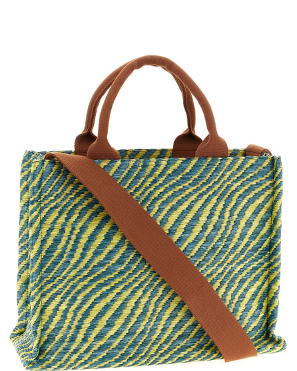 Raffia handbag