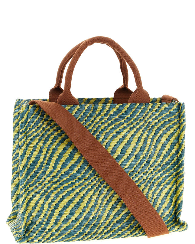 Raffia handbag