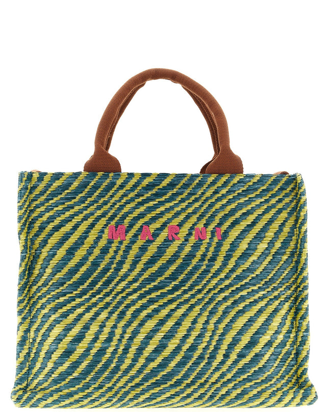 Raffia handbag