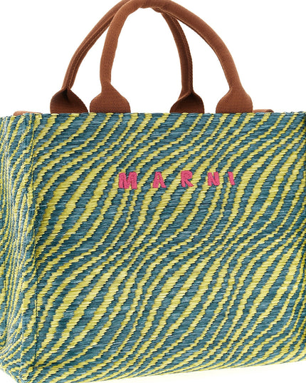 Raffia handbag