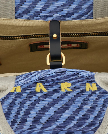 Raffia handbag
