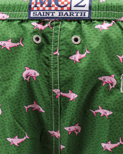 Recycled material swim trunks