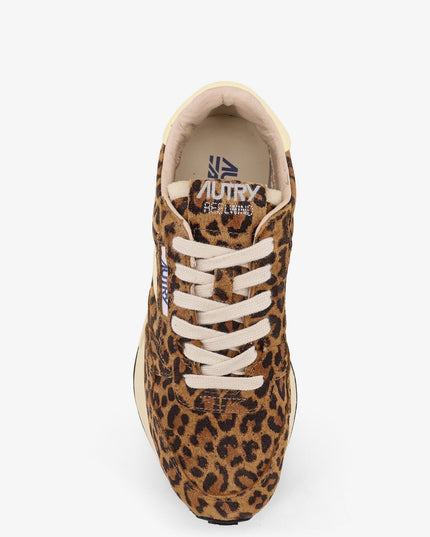 Reelwind Low animal print suede sneakers