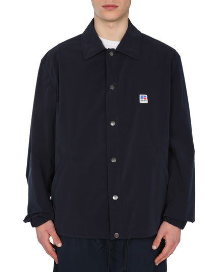 RELAXED FIT JACKET WITH BOSS X RUSSELL ATHLETIC LOGO