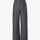 Relaxed linen, cotton and silk jeans