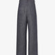 Relaxed linen, cotton and silk jeans