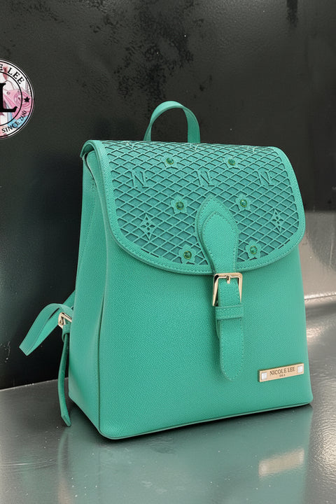 Rucksack GRACIE (Grün) – Veganes Leder