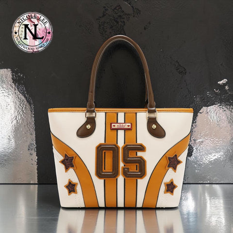 Shopper-Tasche VARSITY (Beige) – Nikky by Nicole Lee