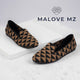 Geometrische Slip-On Loafers mit weicher Sohle – Damen Pendler-Schuhe