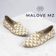 Geometrische Slip-On Loafers mit weicher Sohle – Damen Pendler-Schuhe