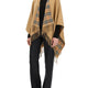 REVERSIBLE CHECK WOOL CAPE