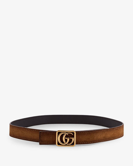 Reversible leather belt