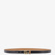 Reversible leather belt