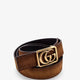 Reversible leather belt