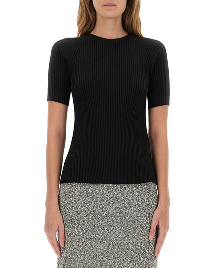 RIBBED COTTON PULLOVER